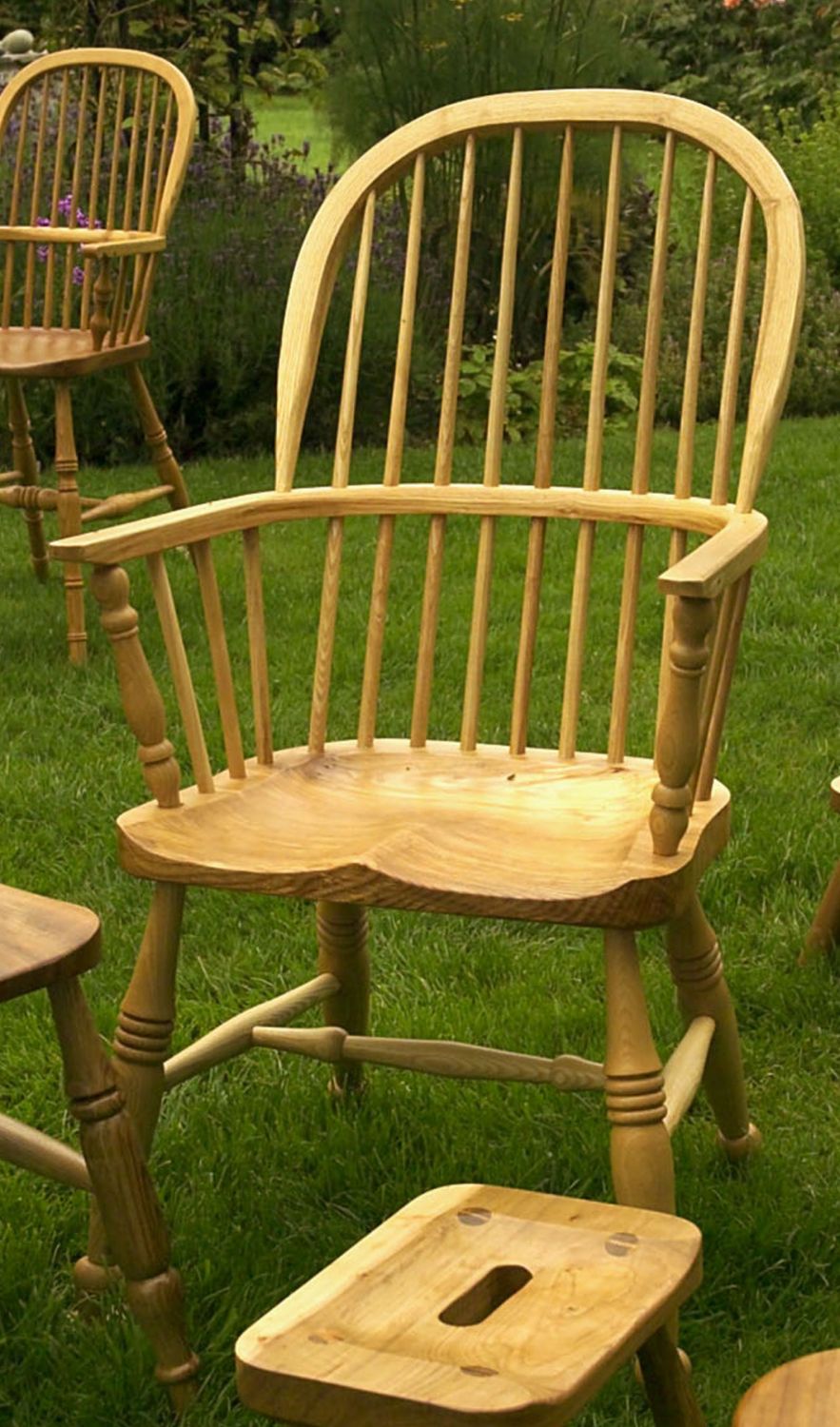 Stick Back Double Bow Chair